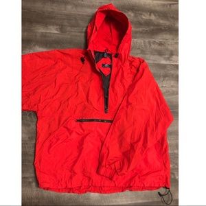 Red Men’s Pullover Jacket Vantage Apparel